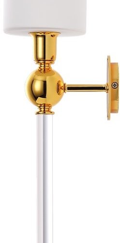 Бра Crystal Lux Mirabella AP1 Gold/White