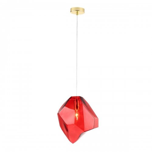 Подвесной светильник Crystal Lux NUESTRO SP1 GOLD/RED Подвесной светильник Crystal Lux NUESTRO SP1 GOLD/RED