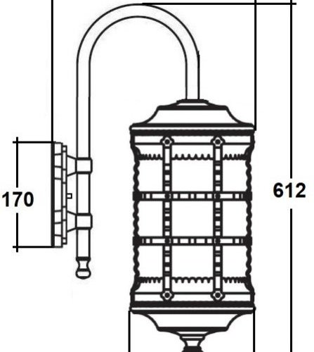 Настенный фонарь уличный BARSELONA 81202/10 cover Bl Настенный фонарь уличный BARSELONA 81202/10 cover Bl