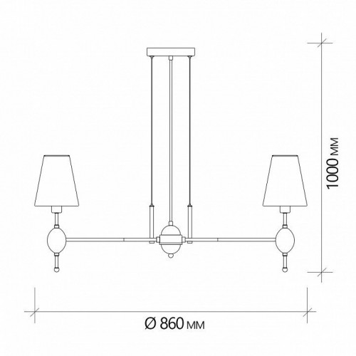 Подвесная люстра Escada Elegy 2106/8S Подвесная люстра Escada Elegy 2106/8S