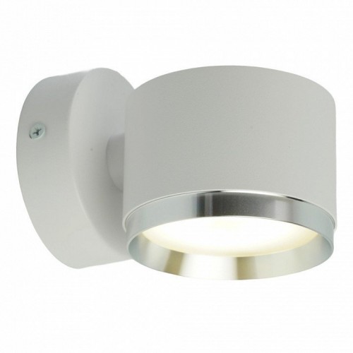 Светильник  настенный Feron HL4598  Barrel DUET 12W, 230V,GX53, белый + хром IP20