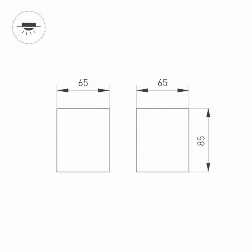Точечный светильник Arlight 031855 Точечный светильник Arlight 031855
