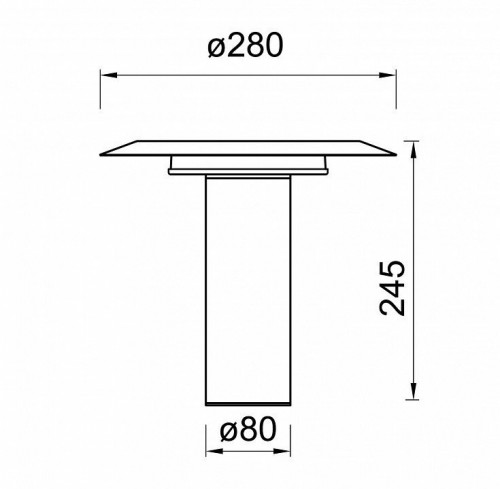 Настольная лампа декоративная Mantra Tina 9004