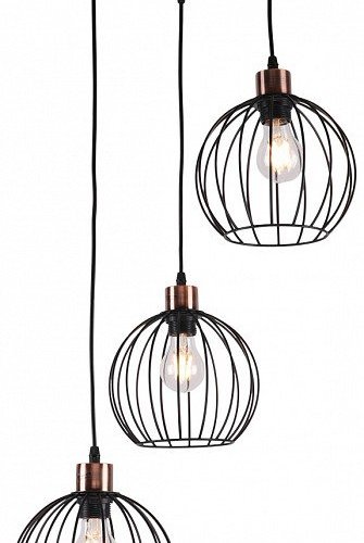 Подвесная люстра IMEX MD.0229-3-P BK Подвесная люстра IMEX MD.0229-3-P BK