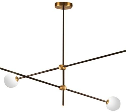 Потолочная люстра Bistro Globe 9389P/4 black/gold Потолочная люстра Bistro Globe 9389P/4 black/gold