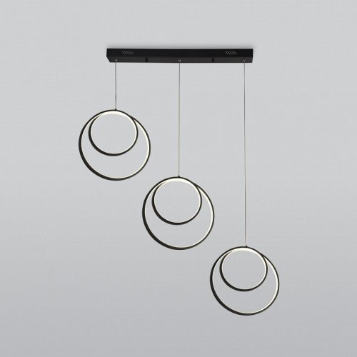 Подвесной светильник Eurosvet Flow 90308/3 черный Подвесной светильник Eurosvet Flow 90308/3 черный