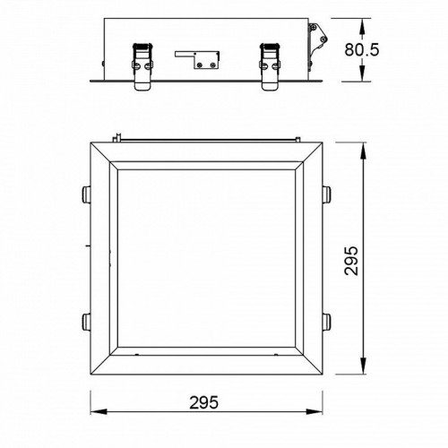 Встраиваемый светильник Mantra Blue Sky 9093 Встраиваемый светильник Mantra Blue Sky 9093