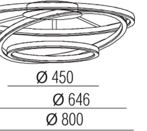 Потолочная люстра Donolux Ringlet C111029/3 D800 Потолочная люстра Donolux Ringlet C111029/3 D800