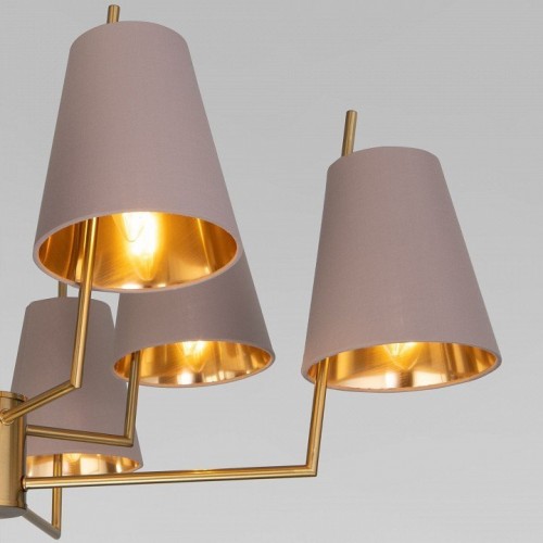 Потолочная люстра Eurosvet Topanga 60173/8 латунь Потолочная люстра Eurosvet Topanga 60173/8 латунь