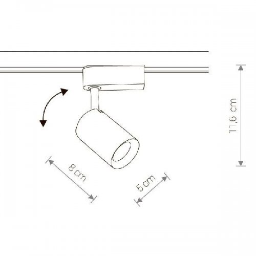 Трековый светодиодный светильник Nowodvorski Profile Iris 8995 Трековый светодиодный светильник Nowodvorski Profile Iris 8995