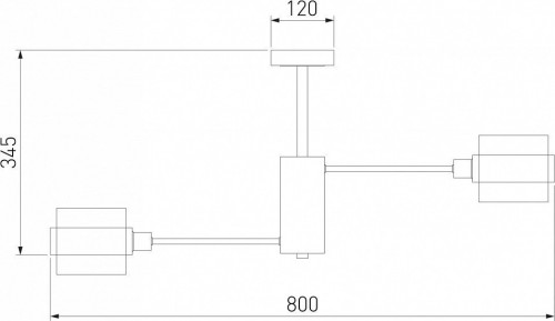 Потолочная люстра Eurosvet Arcada 70127/8 хром