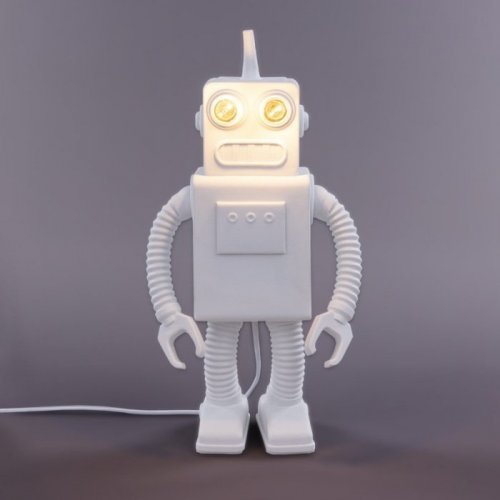 Интерьерная настольная лампа Seletti Robot Lamp 14710 Интерьерная настольная лампа Seletti Robot Lamp 14710