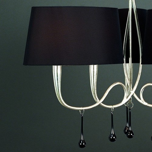 Подвесная люстра Mantra Paola Silver Painting 3530 Подвесная люстра Mantra Paola Silver Painting 3530