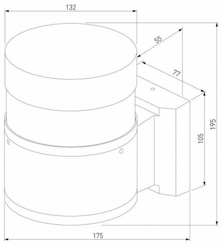 Настенный светильник уличный Elektrostandard 1530 TECHNO LED Настенный светильник уличный Elektrostandard 1530 TECHNO LED