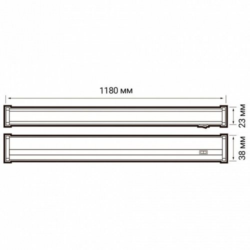 Накладной светильник Jazzway  PLED-T5i PL 1200 14W FR 6500K