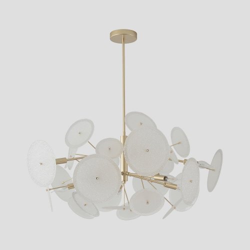 Потолочная люстра Crystal Lux Dandelion DANDELION SP10 GOLD Потолочная люстра Crystal Lux Dandelion DANDELION SP10 GOLD