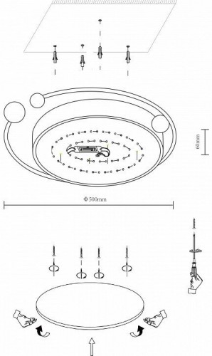Потолочный светильник Velante 435-307-02