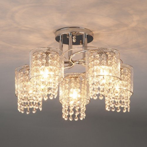 Потолочная люстра Eurosvet Bonnie 30137/5 хром Потолочная люстра Eurosvet Bonnie 30137/5 хром