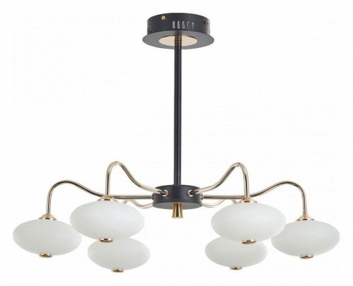 Потолочная люстра Arte Milano Neapol-73908 273908/6 BK/GD