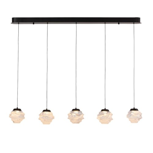 Подвесной светильник MD25030003 MD25030003-5B matt black/clear