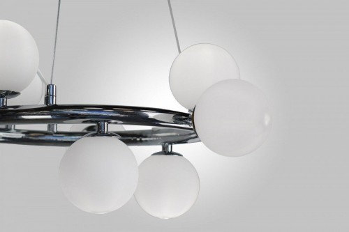 Подвесная люстра AM-Group AM488 AM488 CH D500 Подвесная люстра AM-Group AM488 AM488 CH D500