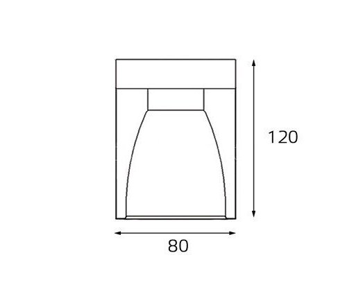 Точечный светильник  MRC0821S-1 black