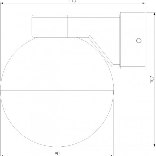 Настенный светильник Elektrostandard Moon MRL 1028 черный a062858