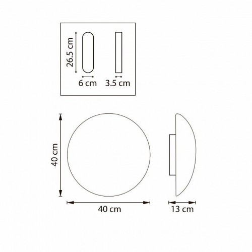 Накладной светильник Lightstar Genova 610646 Накладной светильник Lightstar Genova 610646