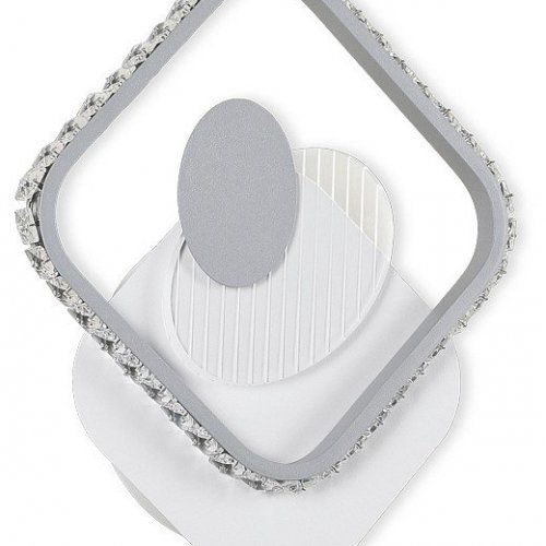 Накладной светильник Ambrella light Ice 1 FA266 WH/GR белый/серый LED 3000K+6400K 16W 310*270*50 Накладной светильник Ambrella light Ice 1 FA266 WH/GR белый/серый LED 3000K+6400K 16W 310*270*50