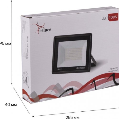 Прожектор уличный Reluce 54001-9.2-001OL LED100W BK