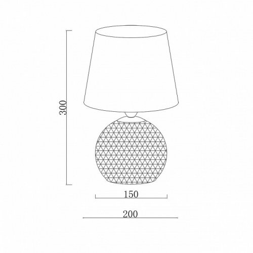 Интерьерная настольная лампа Escada Chance 10197/L Green