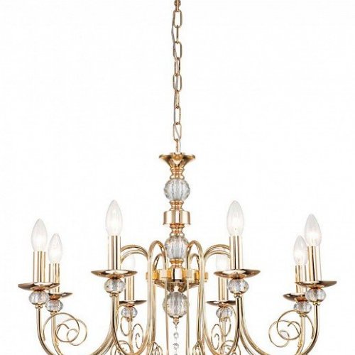 Подвесная люстра Escada Shine 678/8PL Gold Подвесная люстра Escada Shine 678/8PL Gold