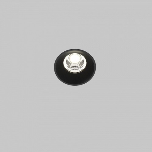 Точечный светильник Maytoni Round DL058-7W4K-TRS-B