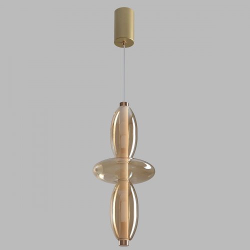 Подвесной светодиодный светильник Crystal Lux Quasar SP14W Led Amber Подвесной светодиодный светильник Crystal Lux Quasar SP14W Led Amber