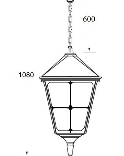 Уличный светильник подвесной QUADRO XXL 79905XXL Bl Уличный светильник подвесной QUADRO XXL 79905XXL Bl