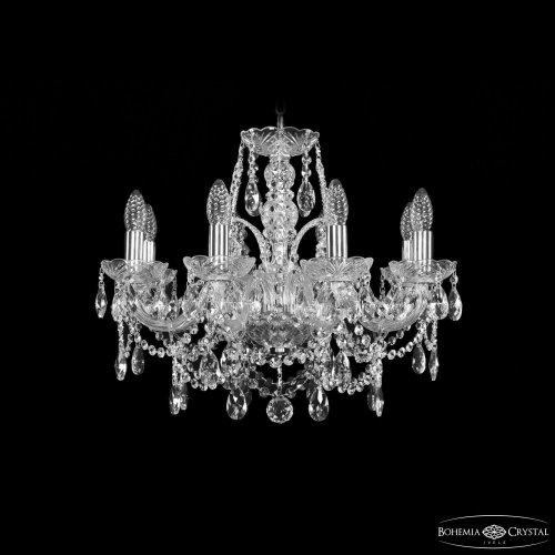 Подвесная люстра Bohemia Ivele Crystal 1411 1411/8/195 Ni Подвесная люстра Bohemia Ivele Crystal 1411 1411/8/195 Ni