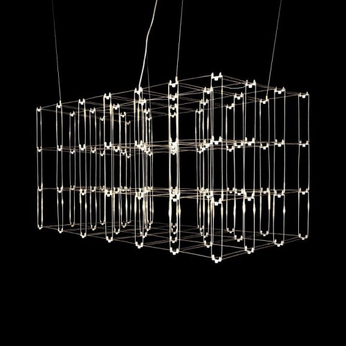 Подвесная люстра O-LUCE Cosmic Glass ячейка 20*20 см 11787611-2