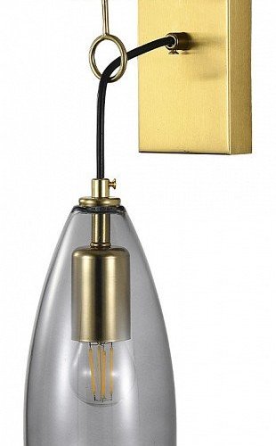 Бра Indigo Goccia 11064/1W Smoke