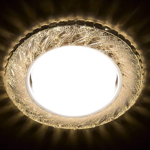 Встраиваемый светодиодный светильник Ambrella light GX53 LED G303 CL/WW Встраиваемый светодиодный светильник Ambrella light GX53 LED G303 CL/WW