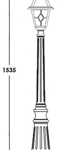 Наземный фонарь Oasis_Light FARO 91111 Bl