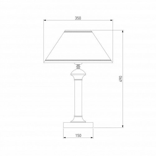 Настольная лампа Eurosvet Lorenzo 60019/1 венге