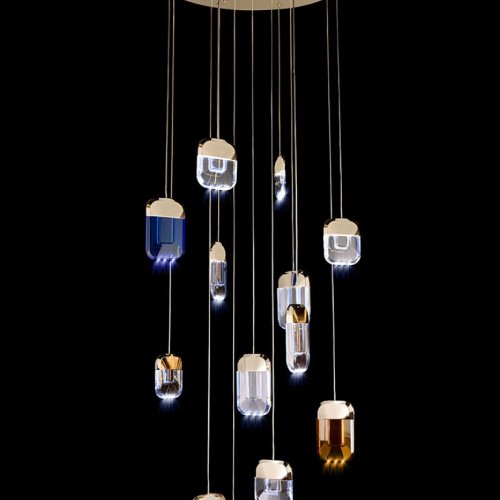 Подвесная люстра Natali LE7771/13 Gold