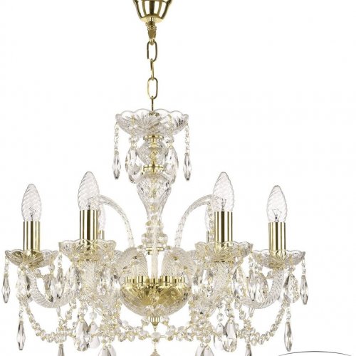 Подвесная люстра Bohemia Ivele Crystal 105 105/6/165 G Подвесная люстра Bohemia Ivele Crystal 105 105/6/165 G