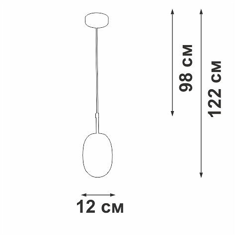 Потолочная люстра Vitaluce V28211-1/1S