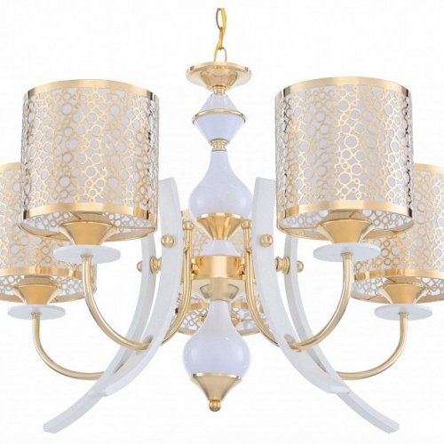 Подвесная люстра Florentia-6067 306067/5 Wh/Gd