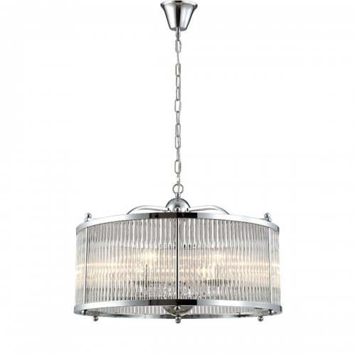 Подвесная люстра Crystal Lux Tadeo SP6 D600 Chrome/Transparente