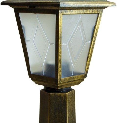 Уличный напольный светильник Uniel UUL-A01F 60W/E27 IP44 Bronze UL-00009485