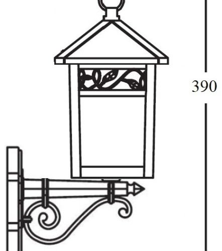 Настенный фонарь уличный KRAKOV 2 87301A/02 Gb Настенный фонарь уличный KRAKOV 2 87301A/02 Gb