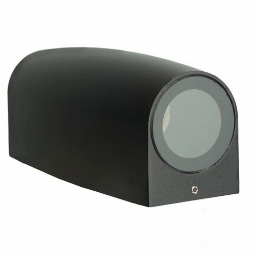 Светильник садово-парковый Feron DH025, на стену, 2*GU10 MR11 230V, черный