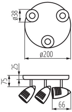 Спот Kanlux MOLI EL-3O 7087 Спот Kanlux MOLI EL-3O 7087
